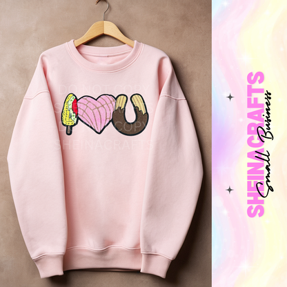 I love Conchas Elotes y Churros patch #17P