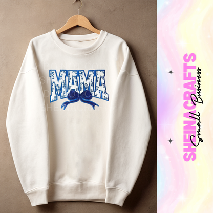 MAMÁ with chenille patch (blue) #16P