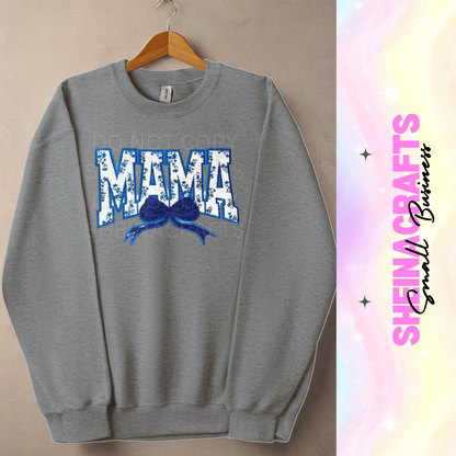 MAMÁ with chenille patch (blue) #16P