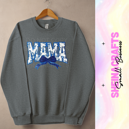 MAMÁ with chenille patch (blue) #16P