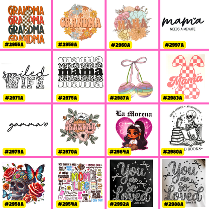 Transfers Designs Section A